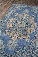 Momeni Ibiza IBI-1 Denim Hand Tufted Area Rug