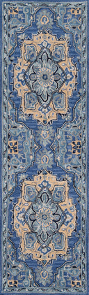 Momeni Ibiza IBI-1 Denim Hand Tufted Area Rug