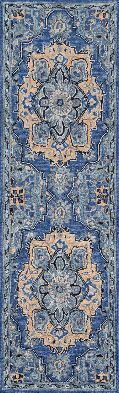 Momeni Ibiza IBI-1 Denim Hand Tufted Area Rug