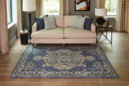 Momeni Ibiza IBI-1 Denim Hand Tufted Area Rug