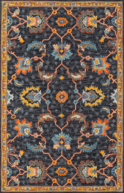 Momeni Ibiza IBI-3 Charcoal Hand Tufted Area Rug