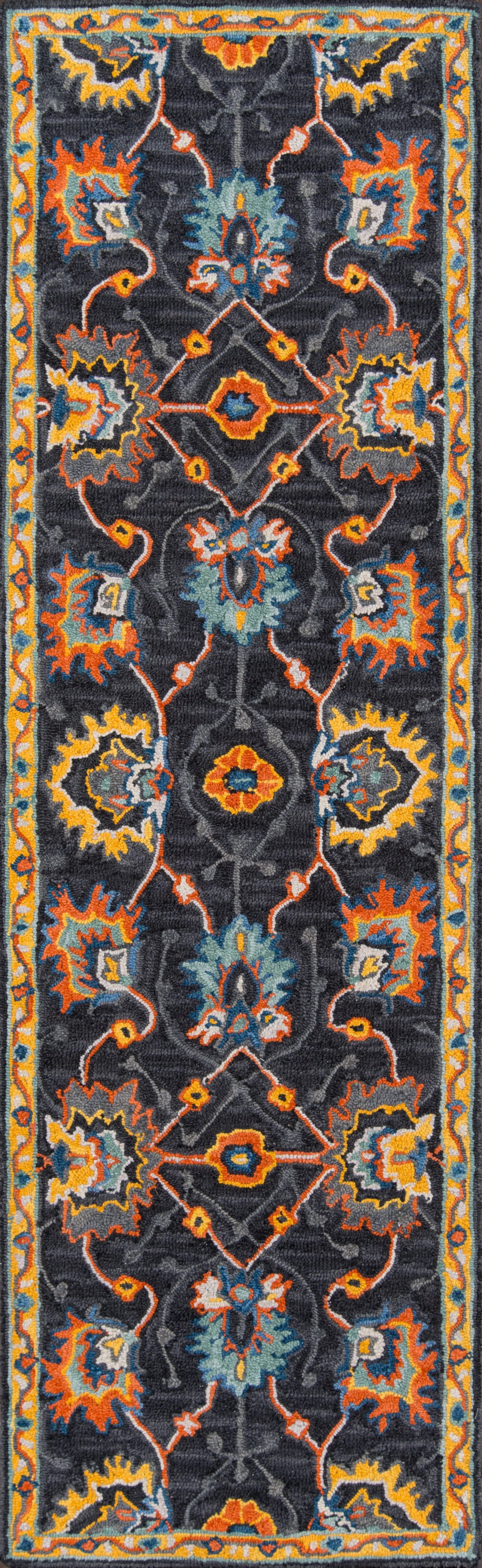 Ibiza IBI-3 Charcoal Area Rug by Momeni