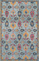 Momeni Ibiza IBI-4 Blue Hand Tufted Area Rug