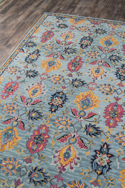 Momeni Ibiza IBI-4 Blue Hand Tufted Area Rug