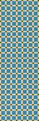 Novogratz x Momeni Iconic ICN-1 Blue Area Rug