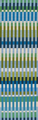 Novogratz x Momeni Iconic ICN-2 Blue Area Rug