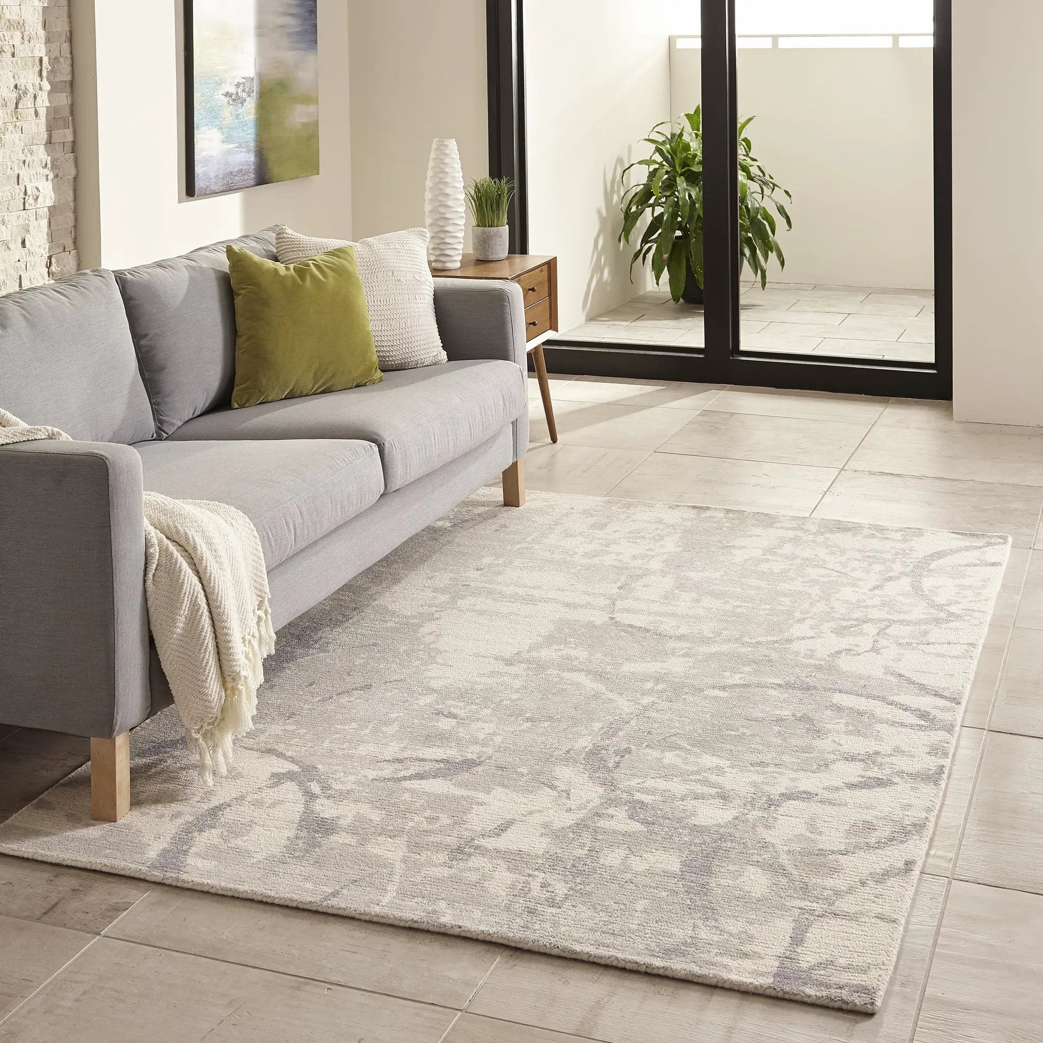 Illusions IL-01 Gray Area Rug by Momeni