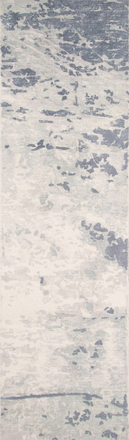 Momeni Illusions IL-03 Blue Hand Tufted Area Rug