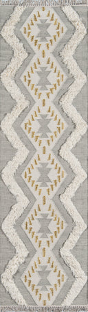 Novogratz Indio IND-1 Gray Hand Woven Area Rug by Momeni