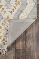 Novogratz Indio IND-1 Gray Hand Woven Area Rug by Momeni