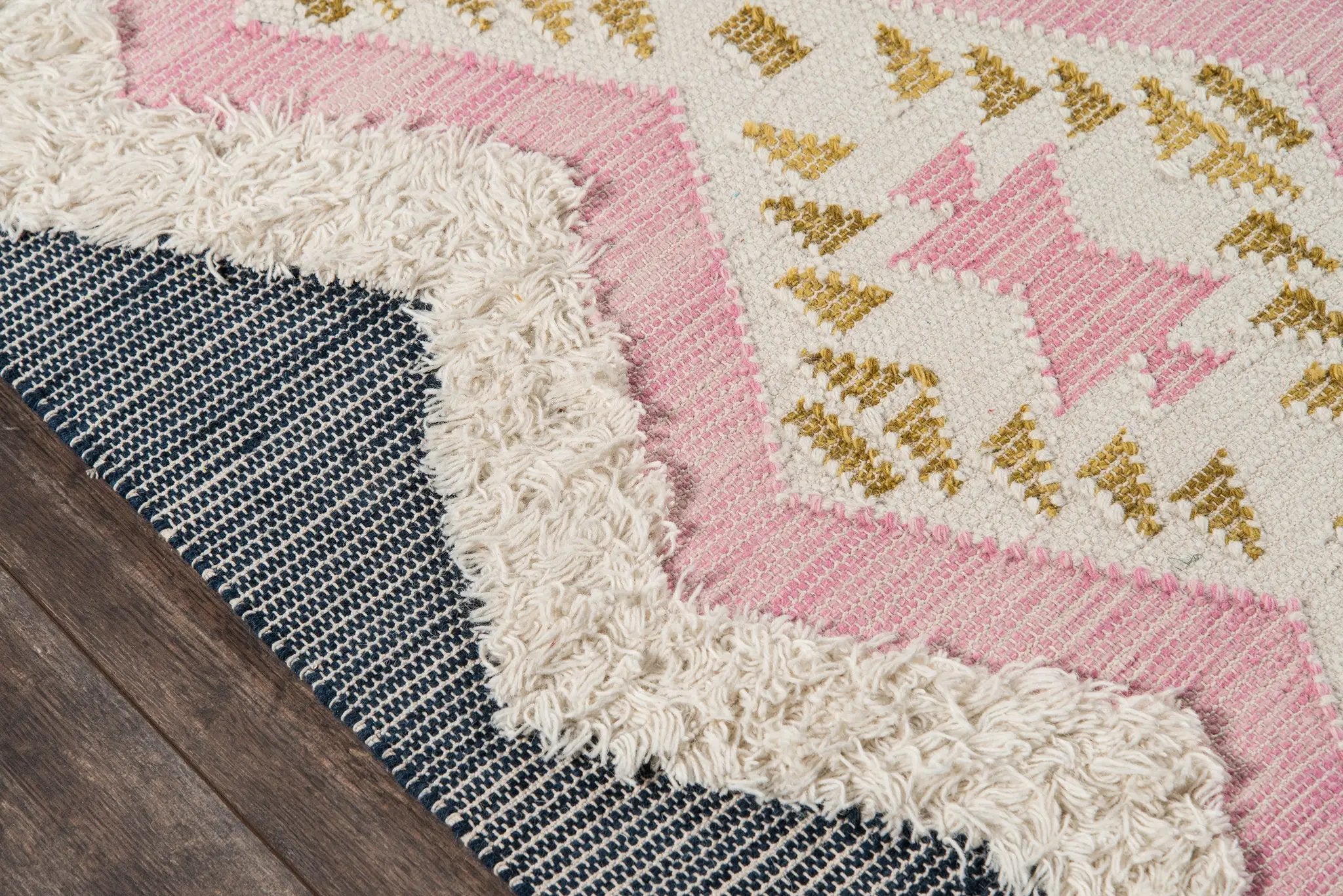 Indio IND-1 (Beverly) Pink Area Rug by Novogratz by Momeni