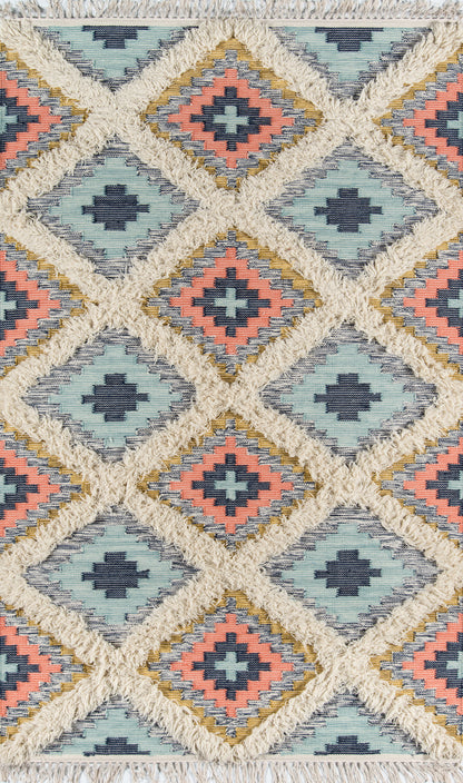 Novogratz Indio IND-2 Multi-Color Hand Woven Area Rug by Momeni