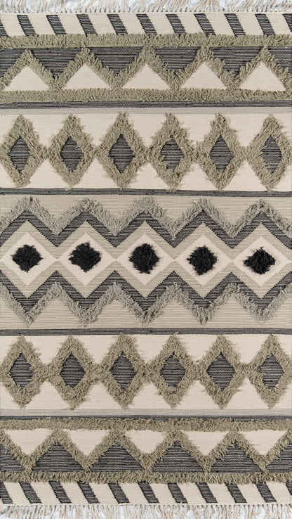 Novogratz Indio IND-4 Sage Hand Woven Area Rug by Momeni