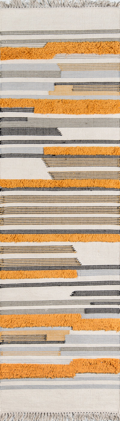 Novogratz Indio IND-6 Mustard Hand Woven Area Rug by Momeni
