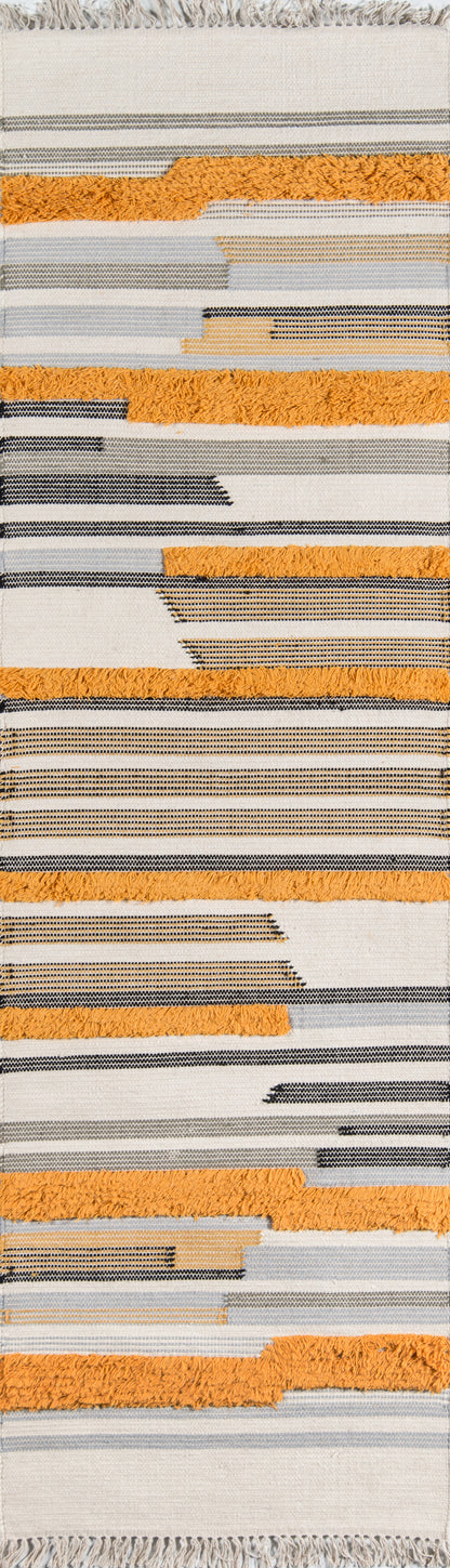 Novogratz Indio IND-6 Mustard Hand Woven Area Rug by Momeni