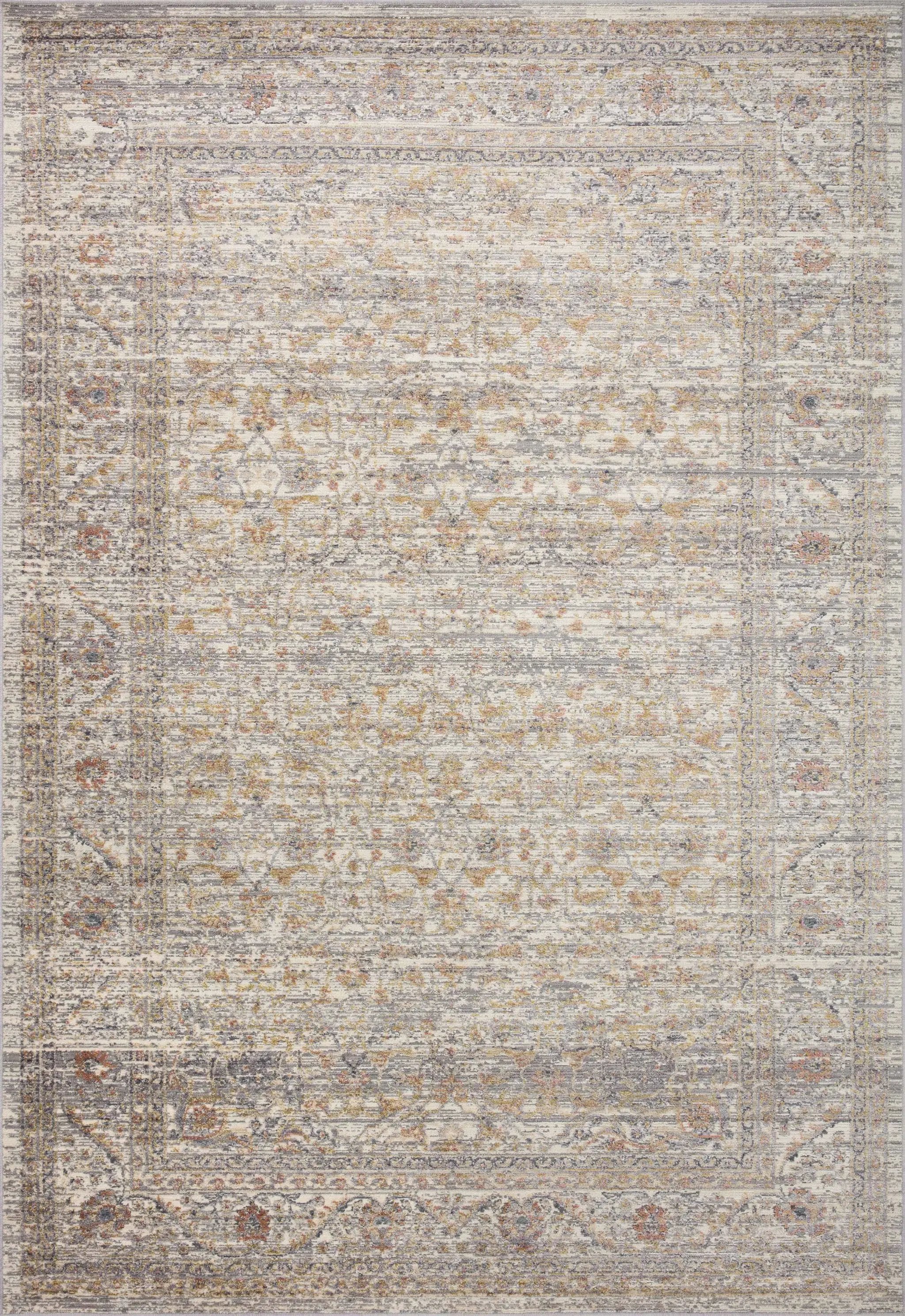 Indra INA-01 Stone / Multi Area Rug by Loloi