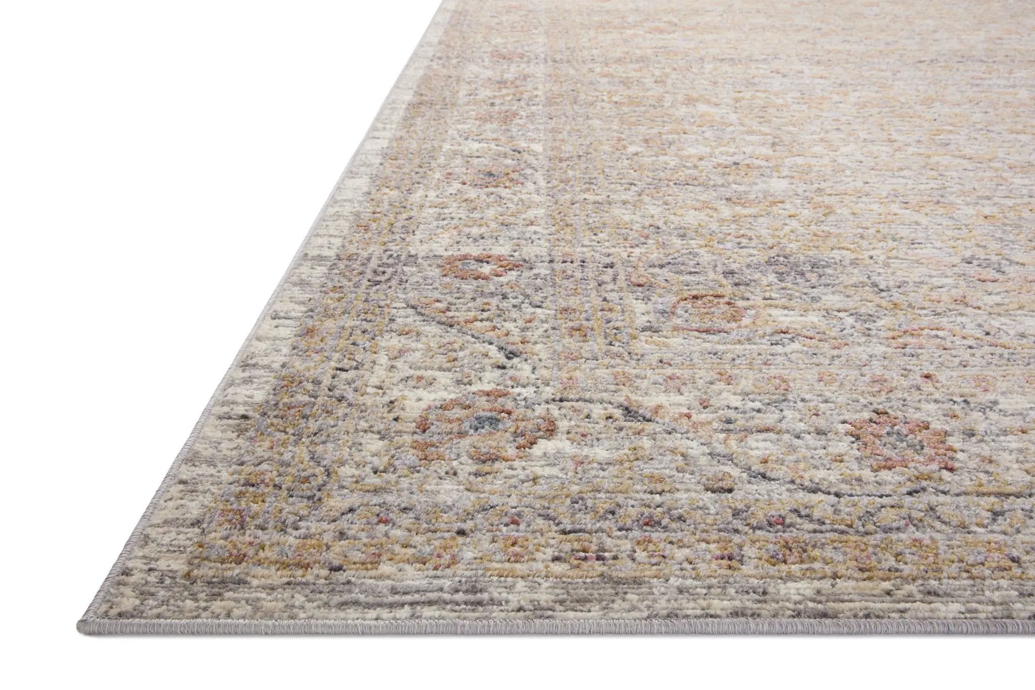 Indra INA-01 Stone / Multi Area Rug by Loloi