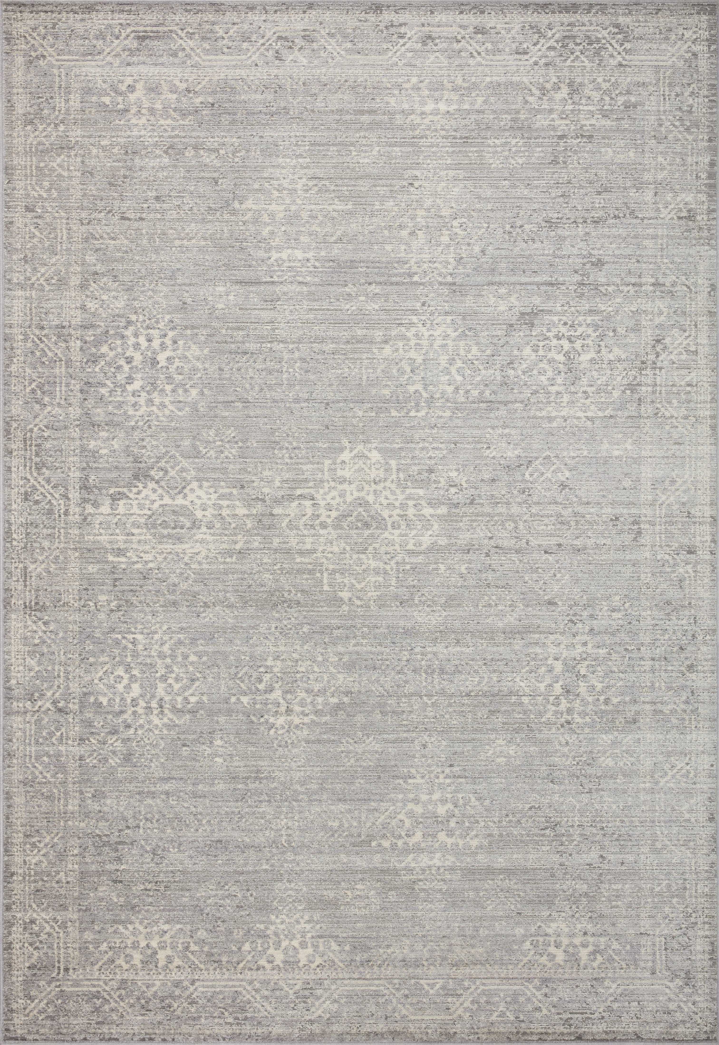 Loloi Indra INA-02 Silver / Ivory Area Rug