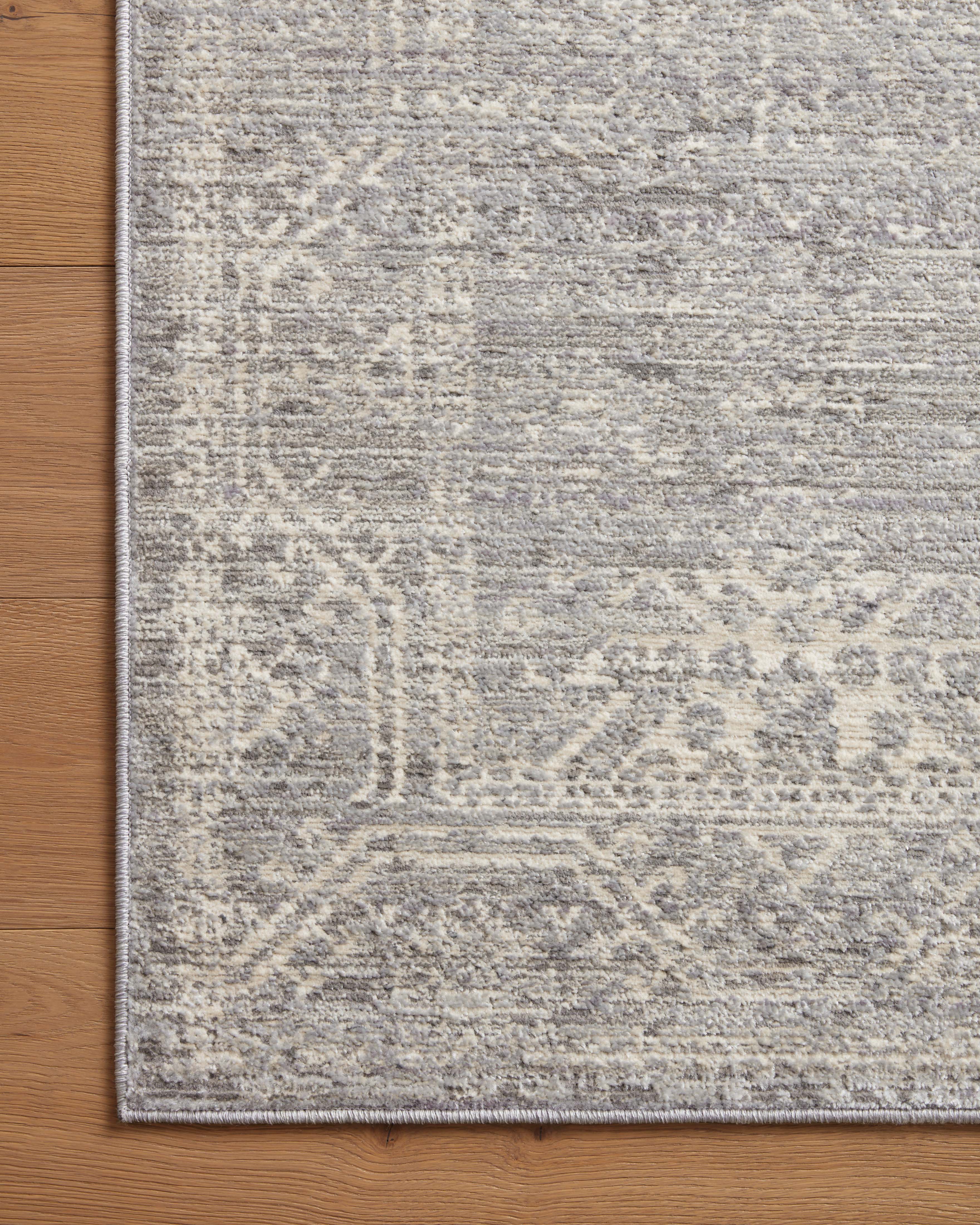 Loloi Indra INA-02 Silver / Ivory Area Rug