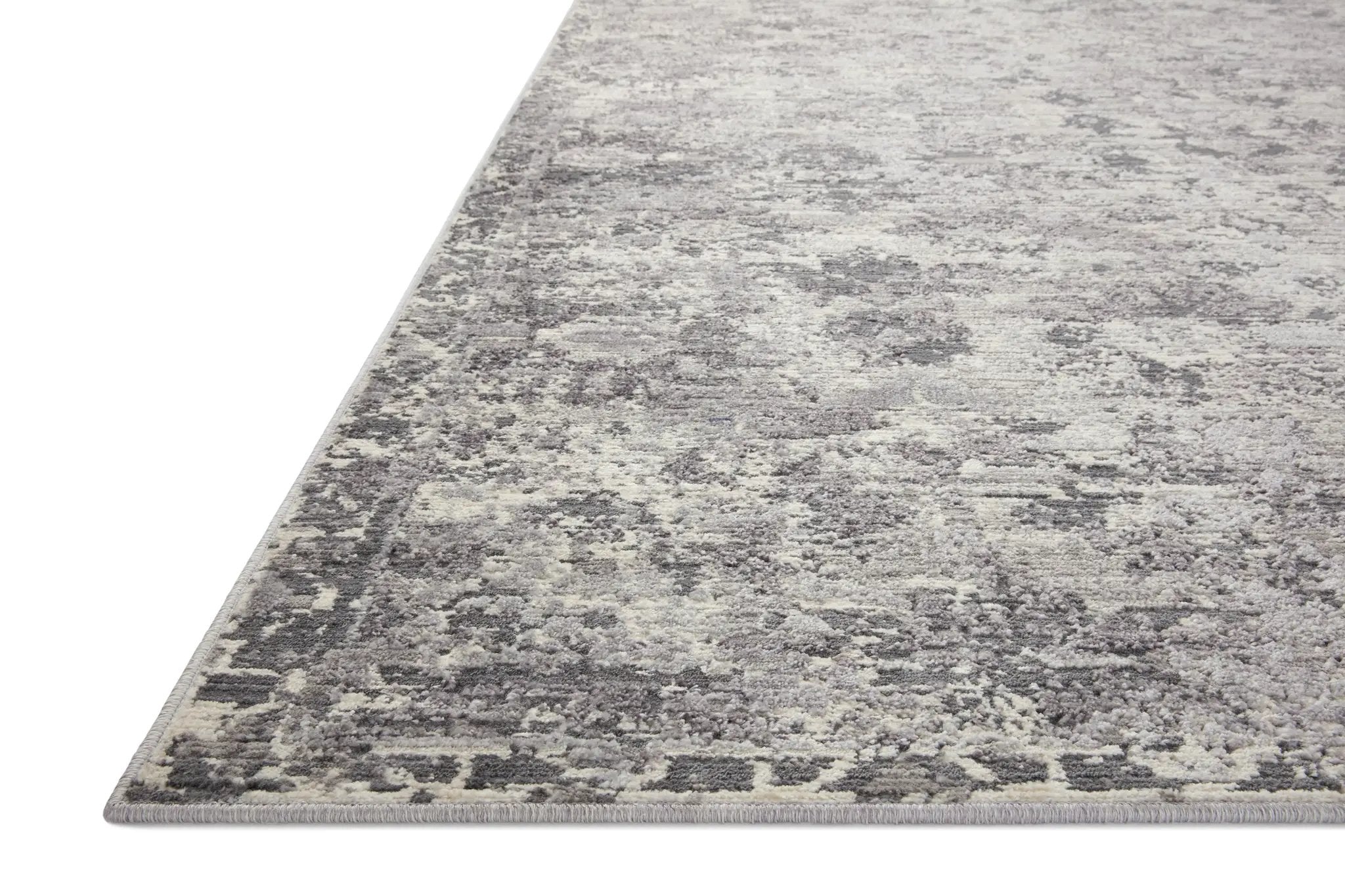Indra INA-04 Charcoal / Silver Area Rug by Loloi