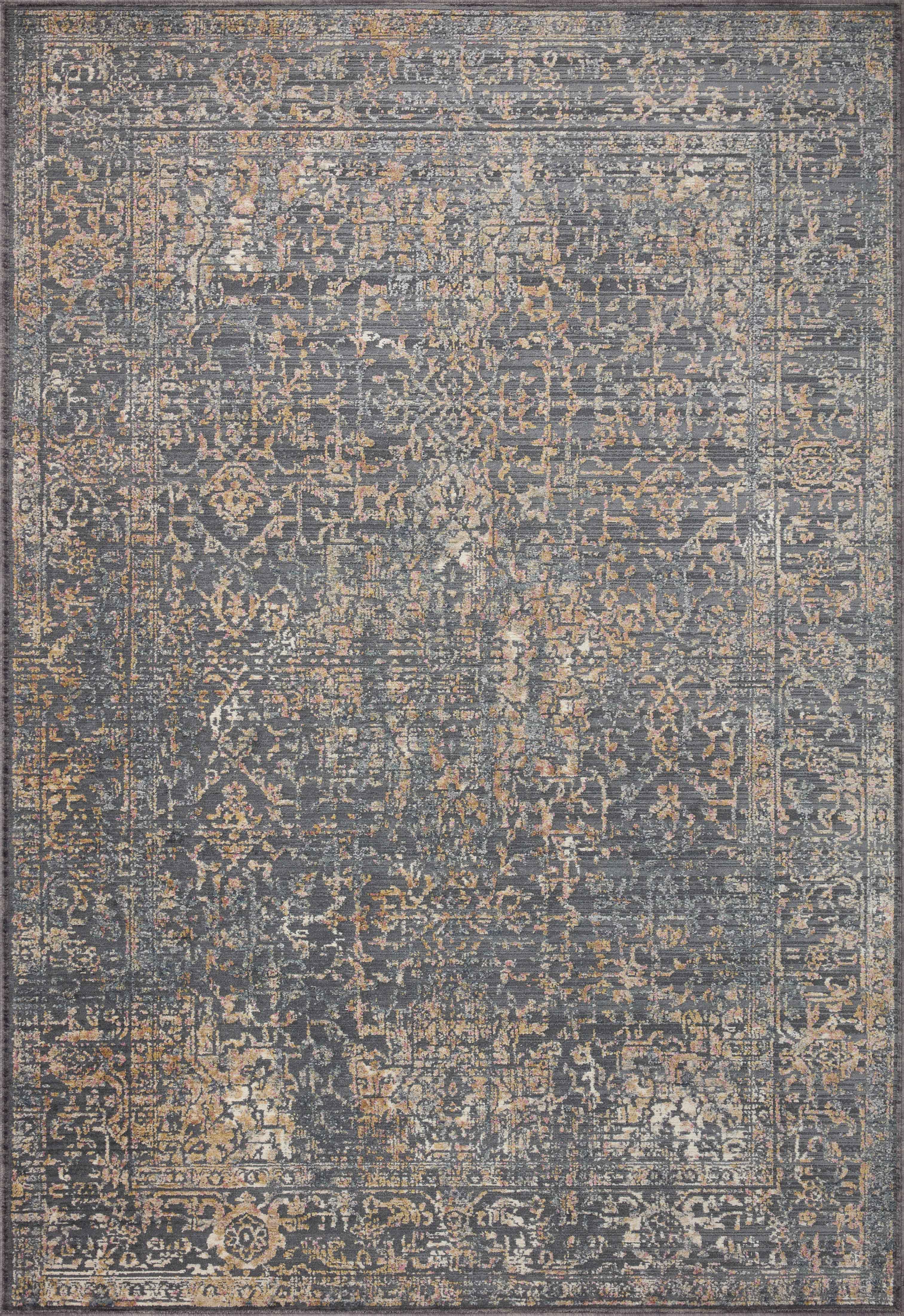 Loloi Indra INA-05 Graphite / Sunset Area Rug