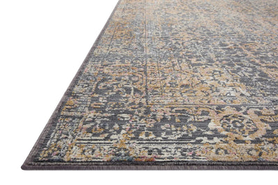 Indra INA-05 Graphite / Sunset Area Rug by Loloi