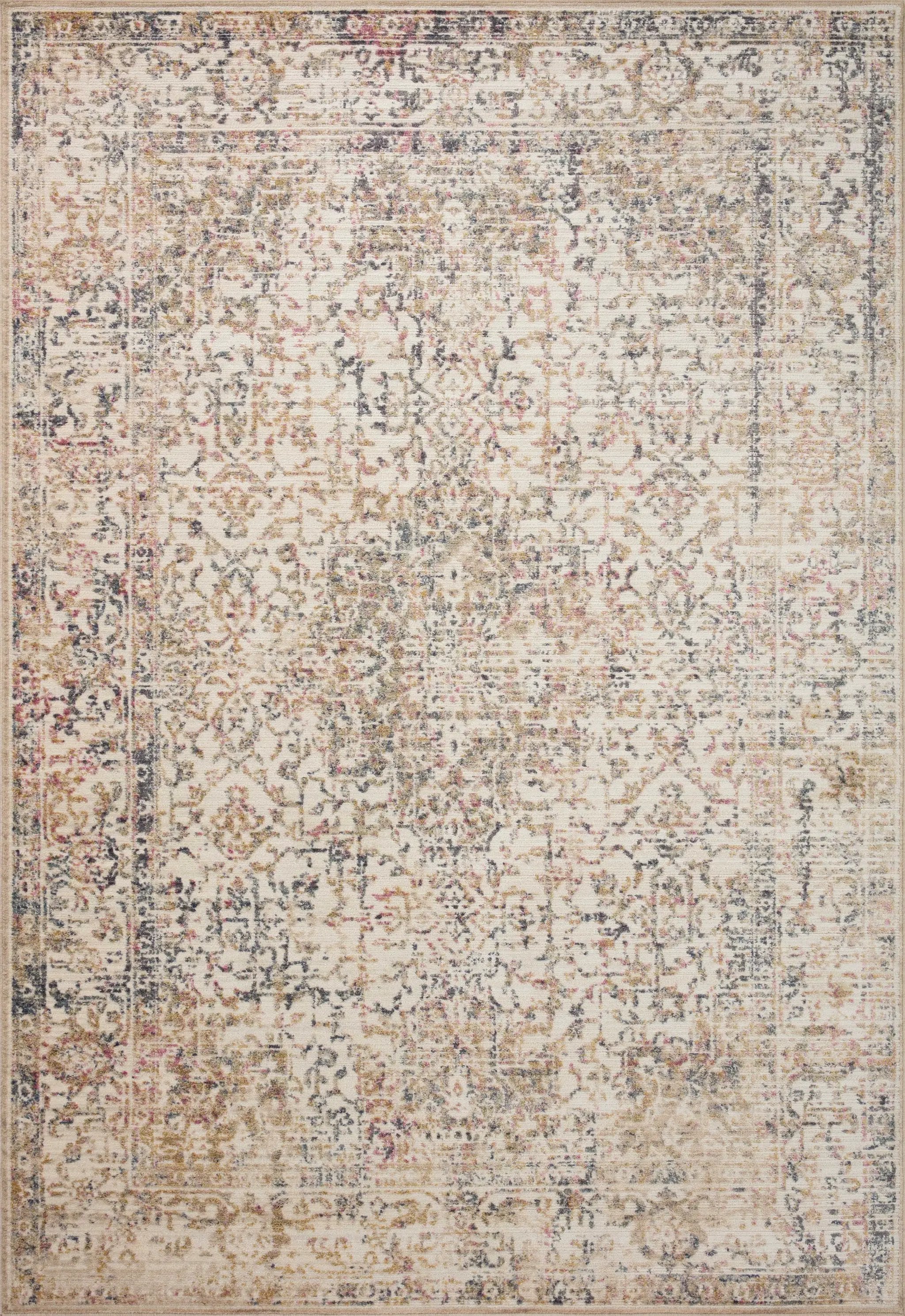 Indra INA-05 Ivory / Multi Area Rug by Loloi