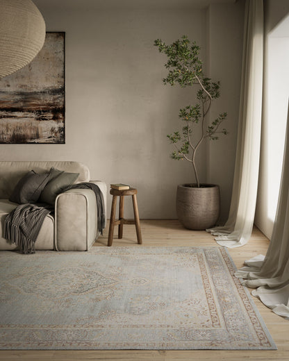 Momeni Isabella ISA-1 Blue Area Rug
