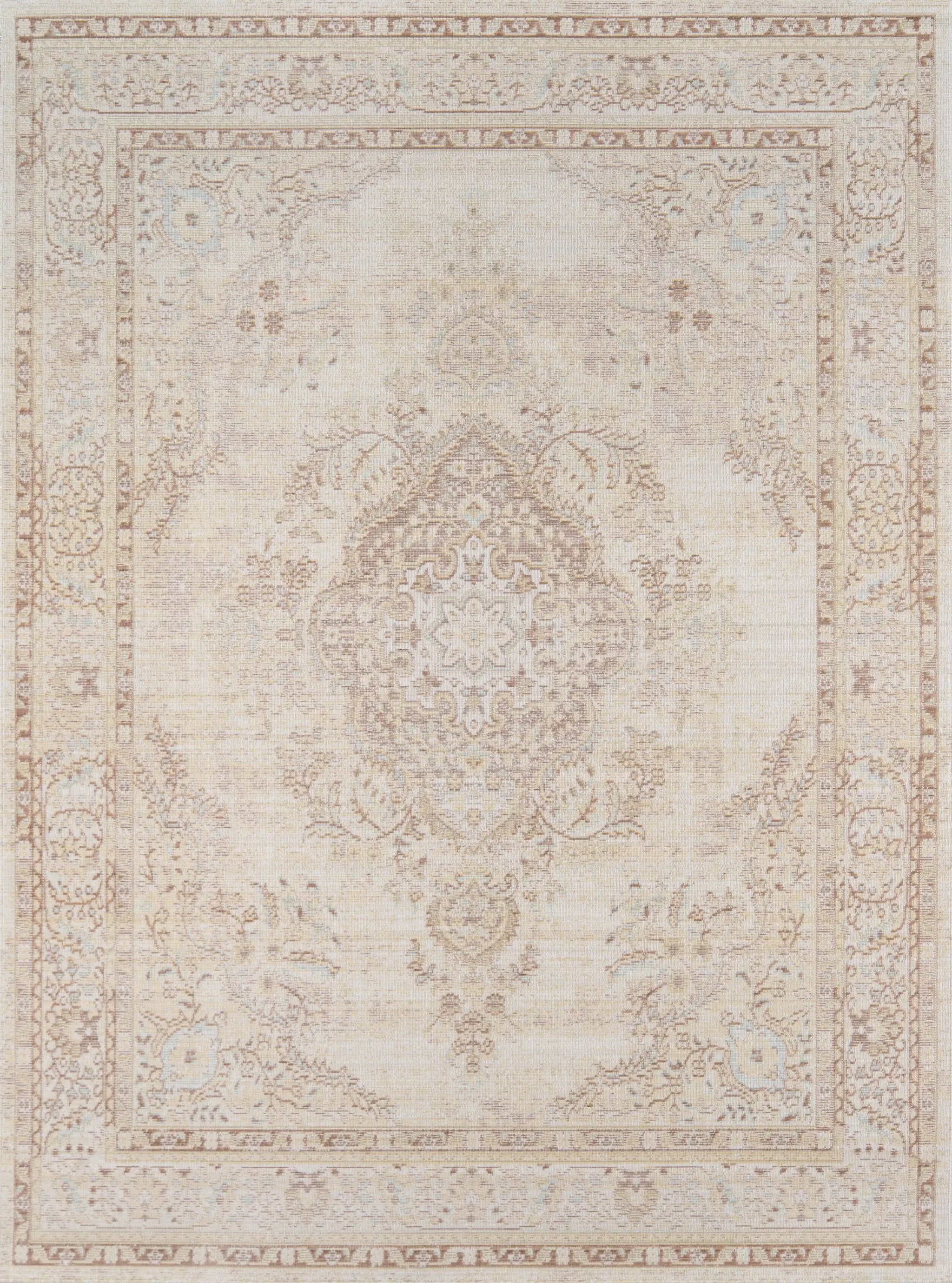 Isabella ISA-1 Ivory Area Rug by Momeni