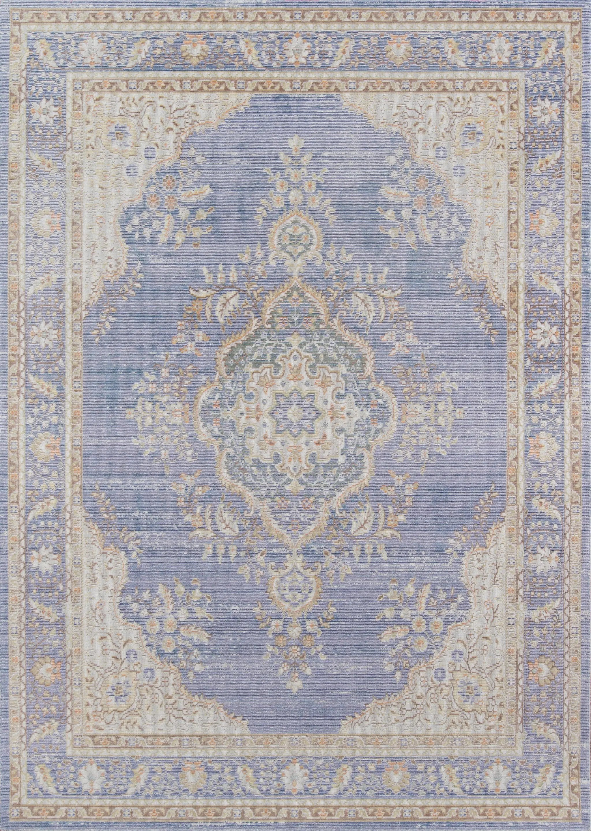Isabella ISA-1 Periwinkle Area Rug by Momeni