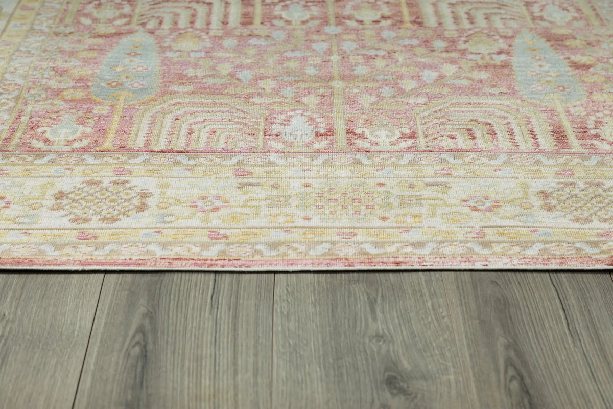 Isabella ISA-8 Pink Area Rug by Momeni