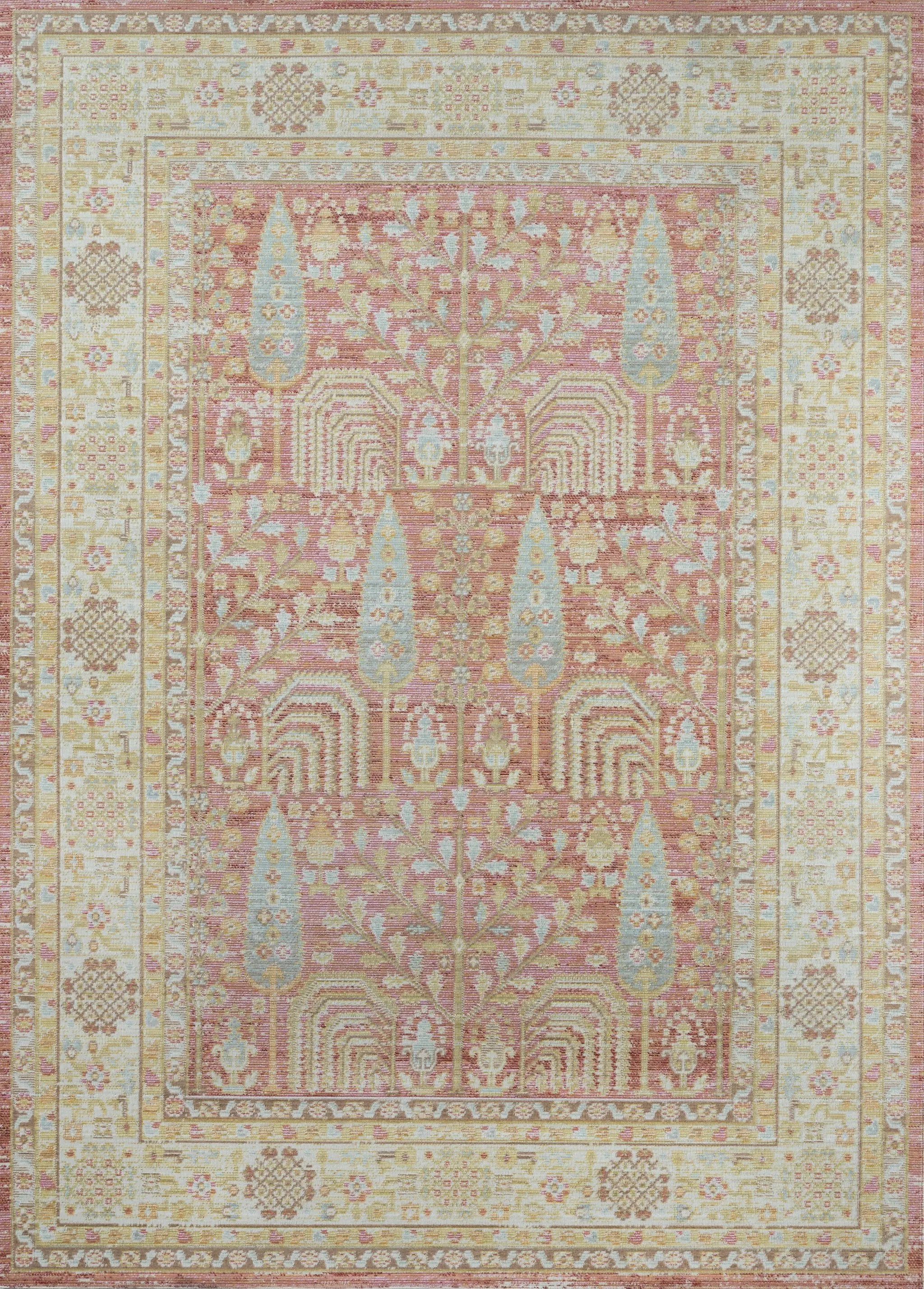 Isabella ISA-8 Pink Area Rug by Momeni