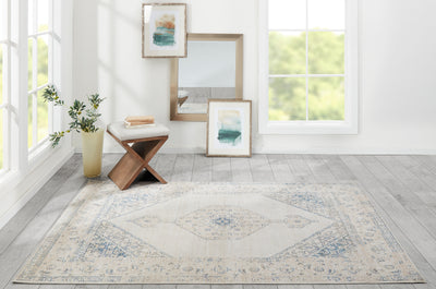 Momeni Isabella ISA-10 Blue Area Rug