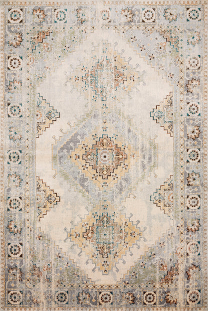 Loloi Isadora ISA-01 Oatmeal / Silver Area Rug