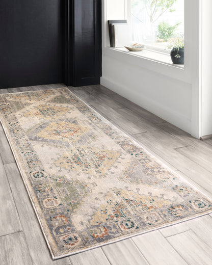 Loloi Isadora ISA-01 Oatmeal / Silver Area Rug