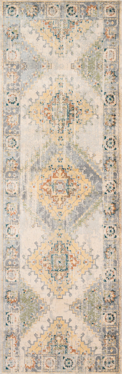 Loloi Isadora ISA-01 Oatmeal / Silver Area Rug