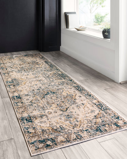 Loloi Isadora ISA-02 Oatmeal / Bark Area Rug