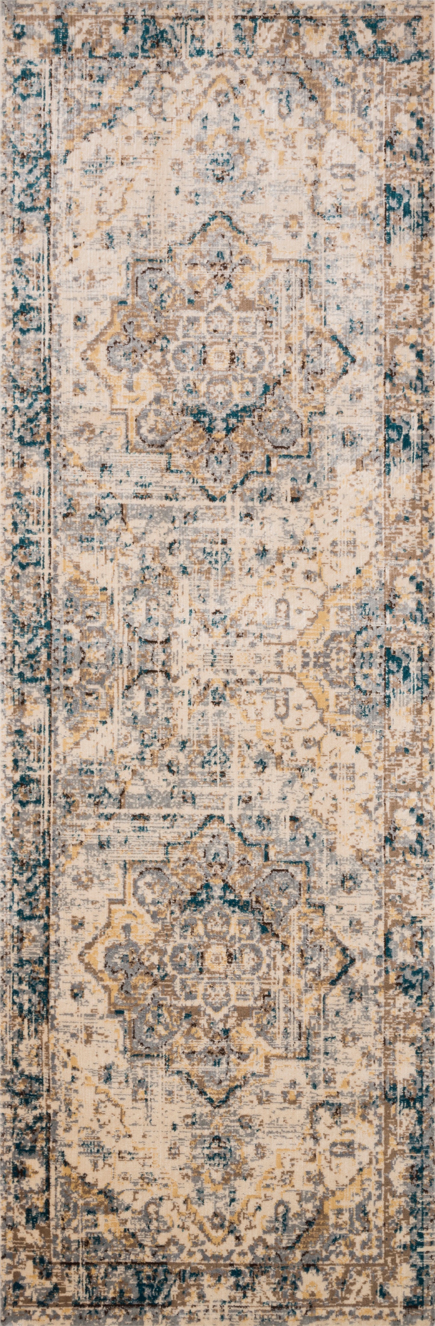 Loloi Isadora ISA-02 Oatmeal / Bark Area Rug