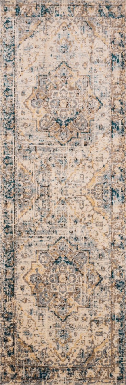 Loloi Isadora ISA-02 Oatmeal / Bark Area Rug