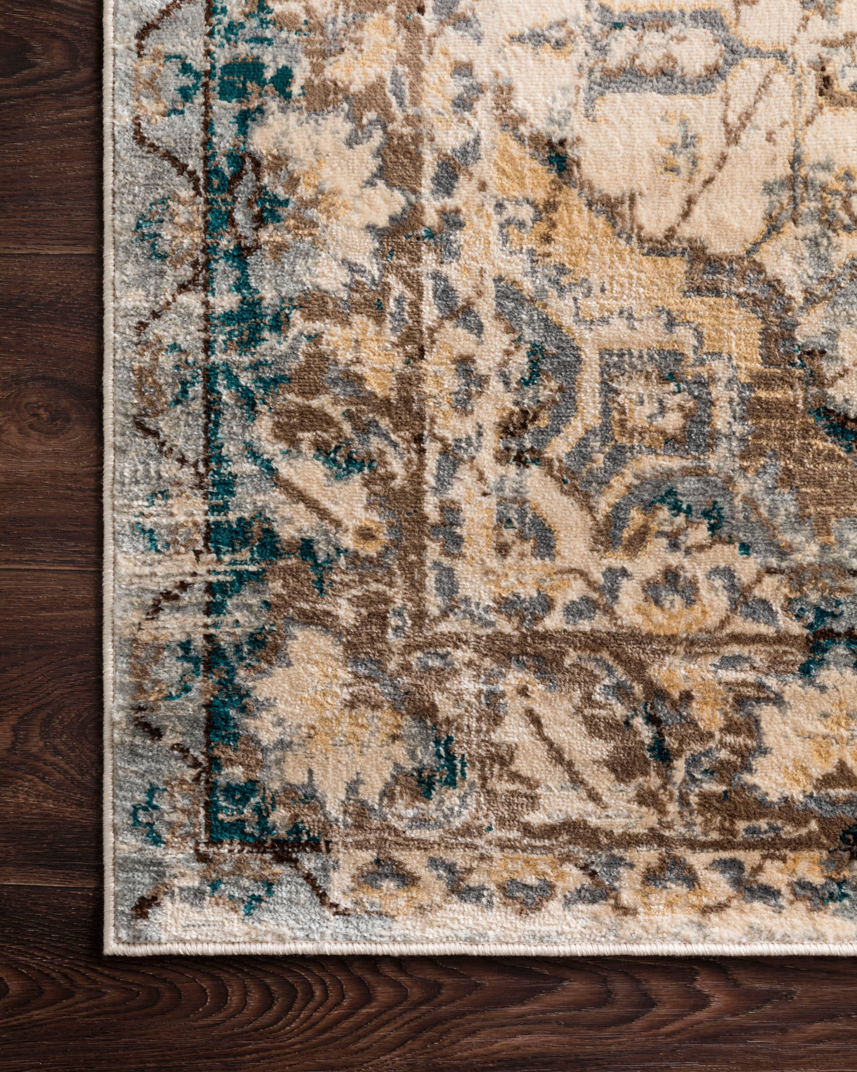 Loloi Isadora ISA-02 Oatmeal / Bark Area Rug