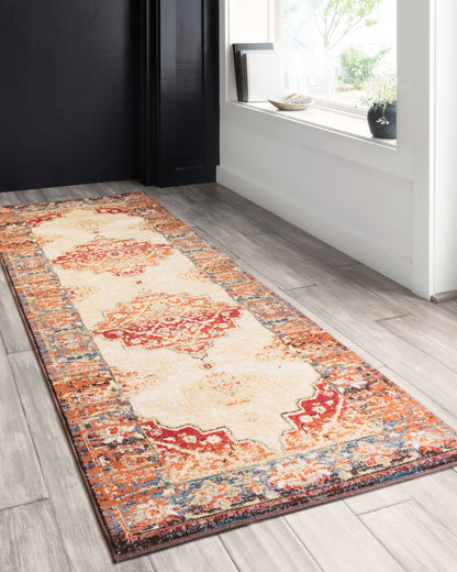 Loloi Isadora ISA-04 Ant. Ivory / Sunset Area Rug