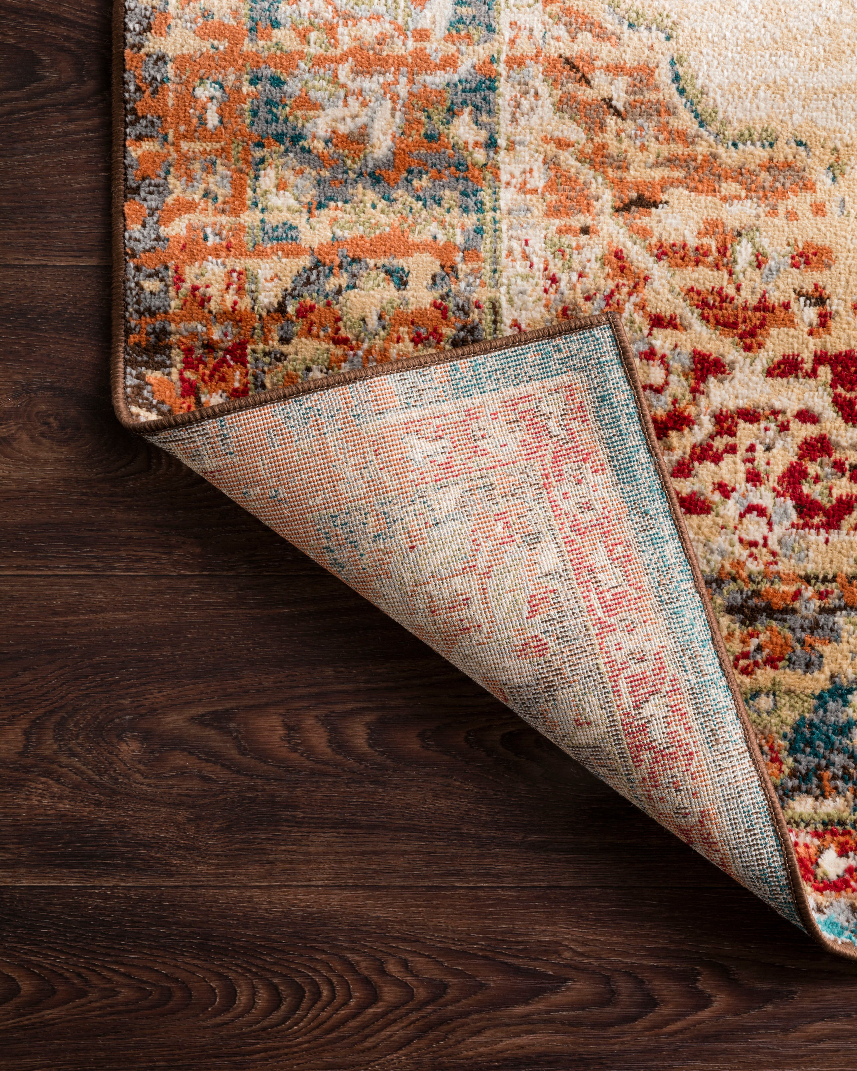 Loloi Isadora ISA-04 Ant. Ivory / Sunset Area Rug