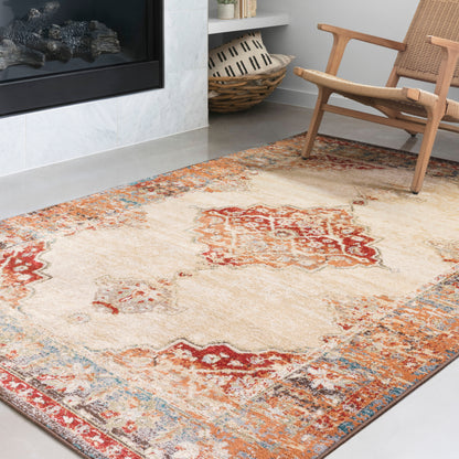 Loloi Isadora ISA-04 Ant. Ivory / Sunset Area Rug