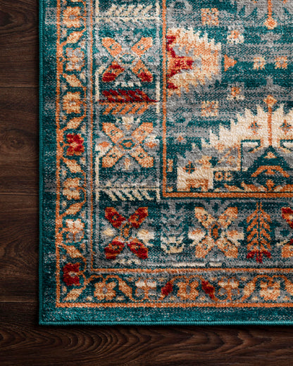 Loloi Isadora ISA-06 Lagoon / Multi Area Rug