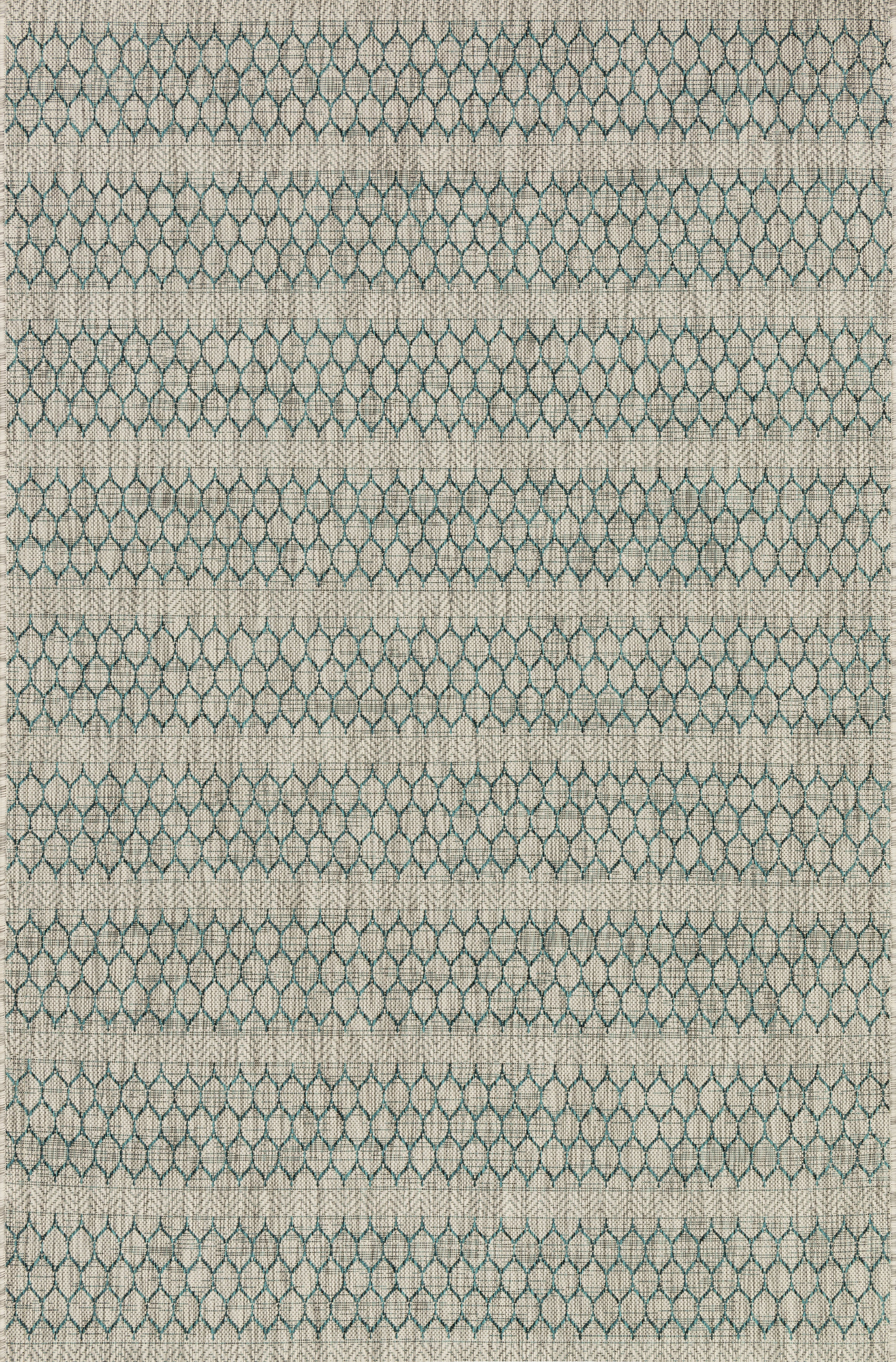 Loloi Isle IE-01 Grey / Teal Area Rug