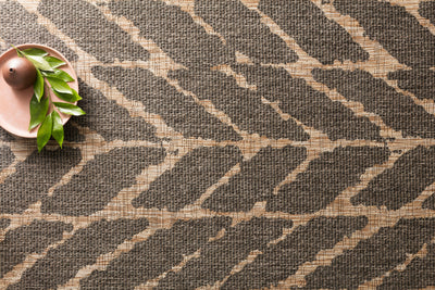 Loloi Isle IE-02 Charcoal / Mocha Area Rug