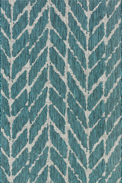 Loloi Isle IE-02 Teal / Grey Area Rug
