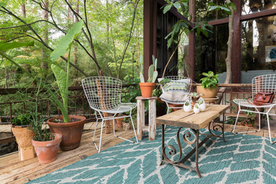 Loloi Isle IE-02 Teal / Grey Area Rug