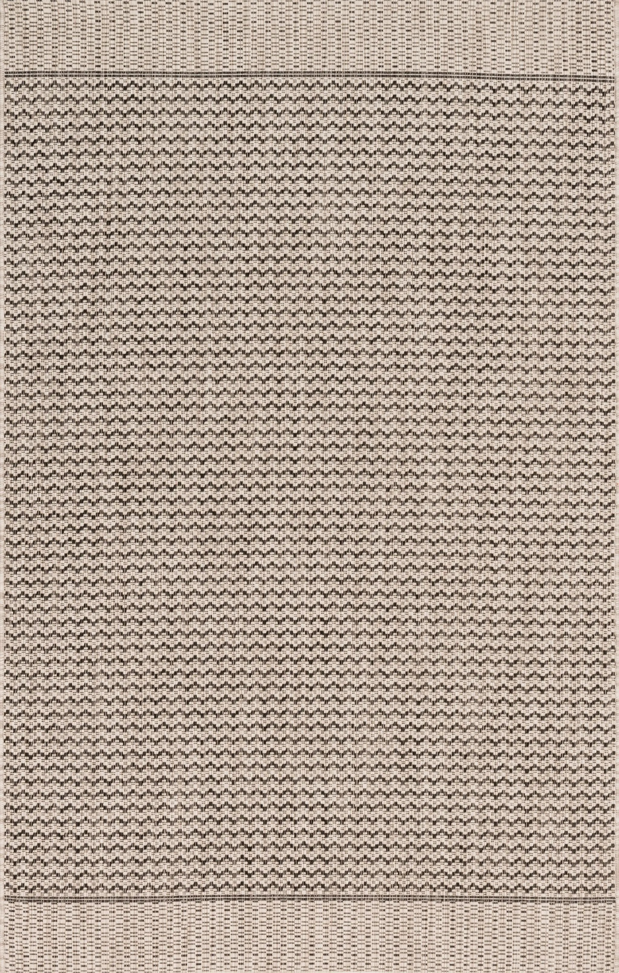 Isle IE-03 Grey / Black Area Rug by Loloi