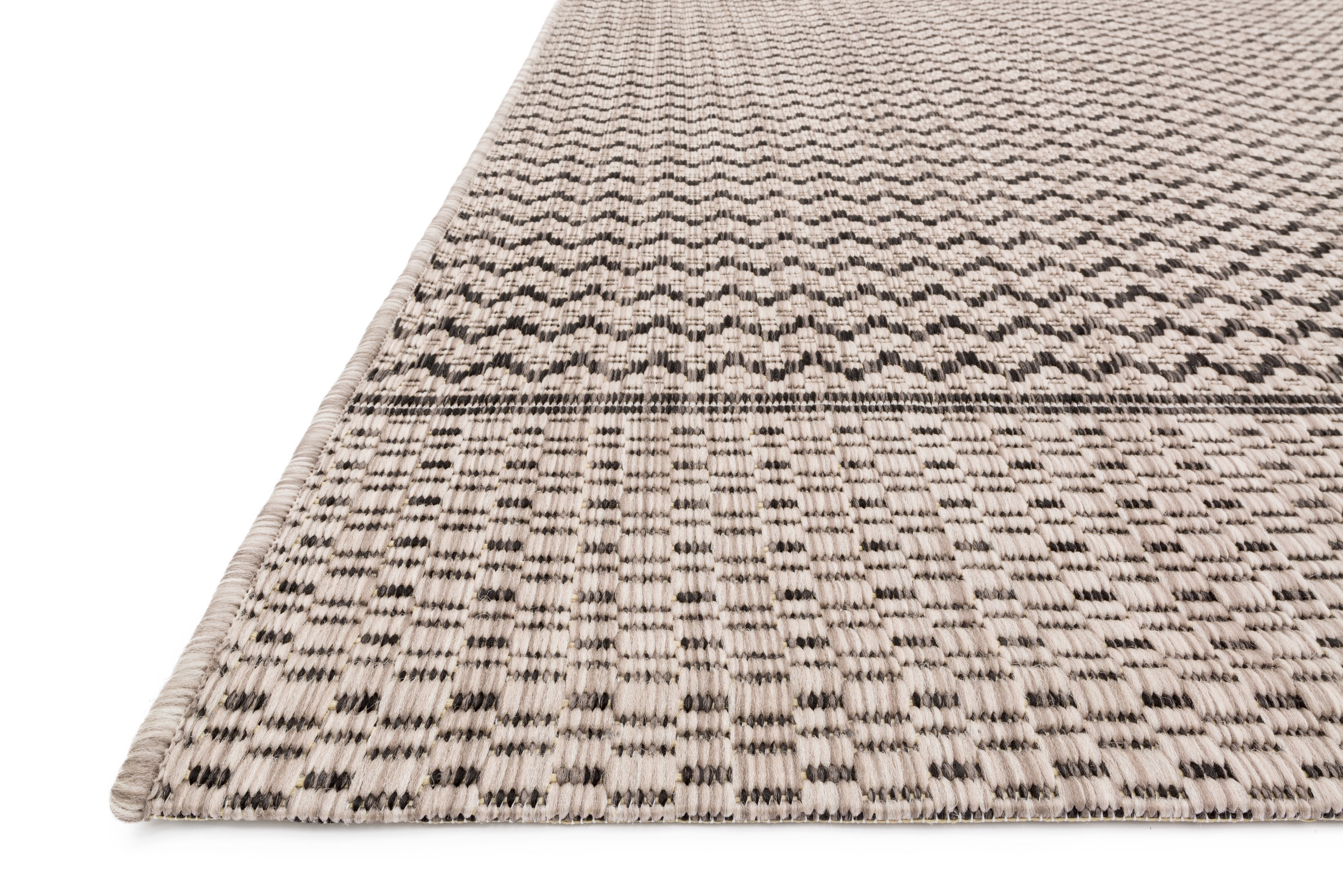 Loloi Isle IE-03 Grey / Black Area Rug